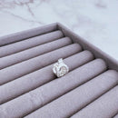 Berloque de Prata Separador Coroa Lisa Inspired