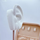 Brinco de Prata Argola Cravejada com Ponto de Luz