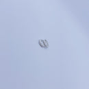 Brinco de Prata Argolinha Click Corrente