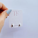 Brinco de Prata Gota Liso