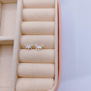 Brinco de Prata Libélula Cravejada