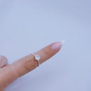 Anel de Prata Solitário