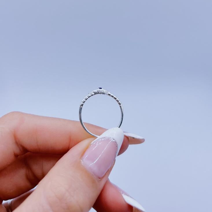 Anel de Prata Olho Grego