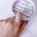 Anel de Prata 4 Zircônia