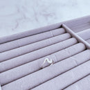 Anel de Prata Regulável Ondulado