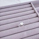 Anel de Prata Zircônia Coração