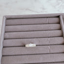 Anel de Prata Largo Cravejado com Zircônia