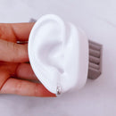 Brinco de Prata Argola Click 11mm Larga