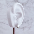 Brinco de Prata Gota 7,3mm Maciça Liso