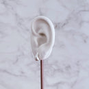 Brinco de Prata Gota 7,3mm Maciça Liso