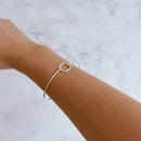 Bracelete de Prata Quadrado Vazado