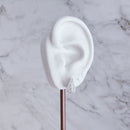 Brinco de Prata Gota Vazada Corações