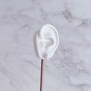 Brinco de Prata Gota Vazada Corações