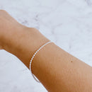 Pulseira Bolinha de Prata 1,8mm