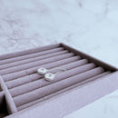 Berloque de Prata Trava de Segurança Cravejada