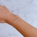 Pulseira Plaquinha Ohana de Prata