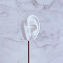 Trio Brinco de Prata Ponto de Luz