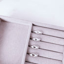 Anel de Prata Coração Vazado