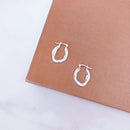 Brinco de Prata Argola Organic