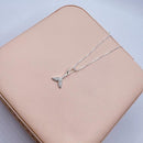 Gargantilha de Prata Sereia Cravejada