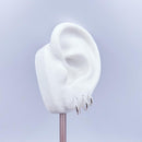 Trio de Prata Argola Lisa